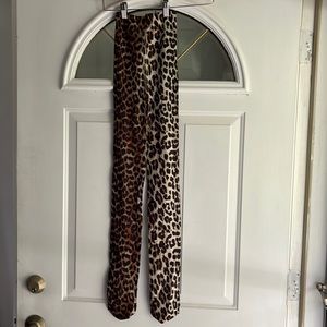 Ganni leopard tights